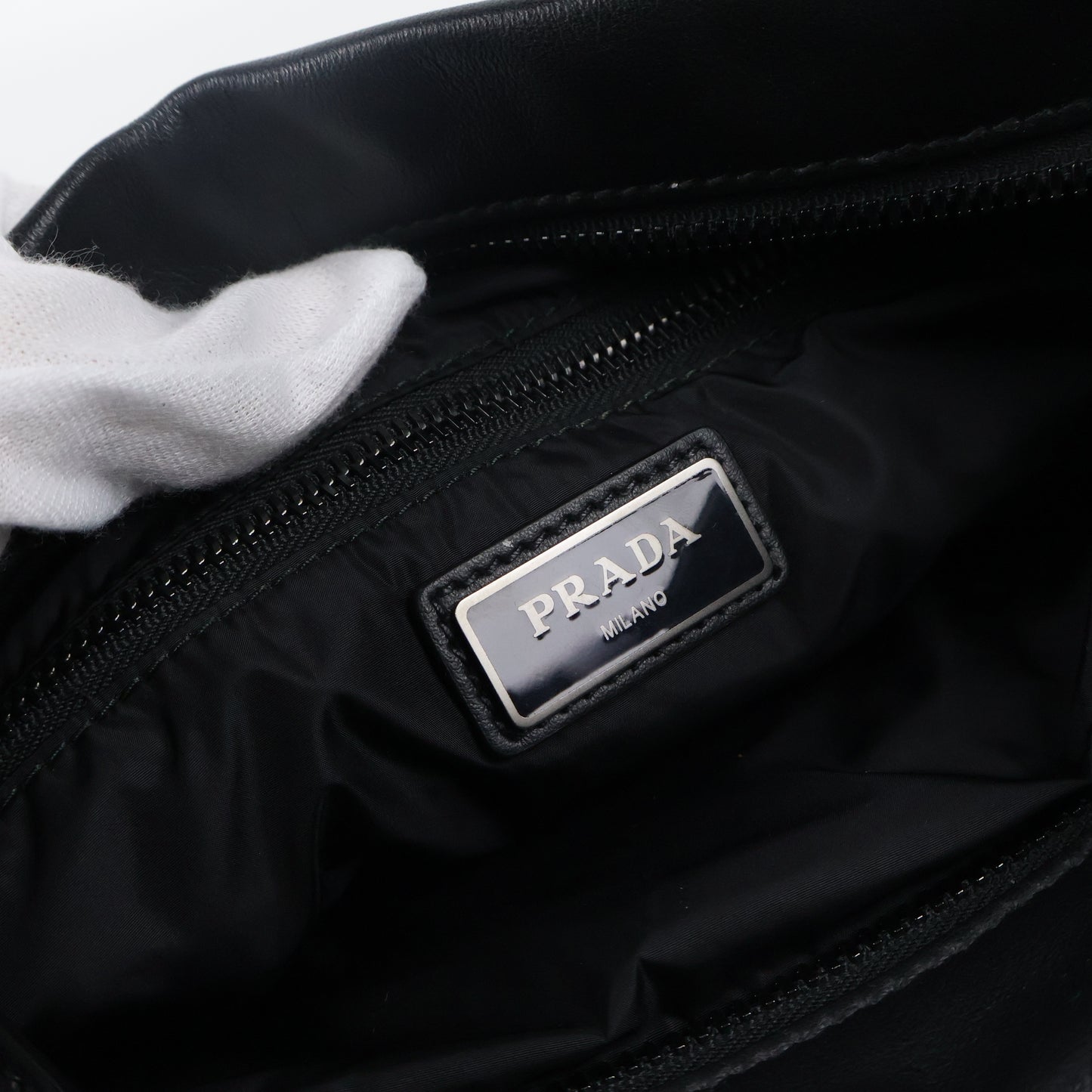 Prada Grace Lux Messenger Bag Black