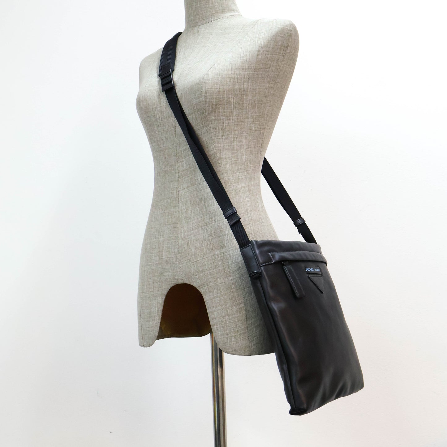 Prada Grace Lux Messenger Bag Black