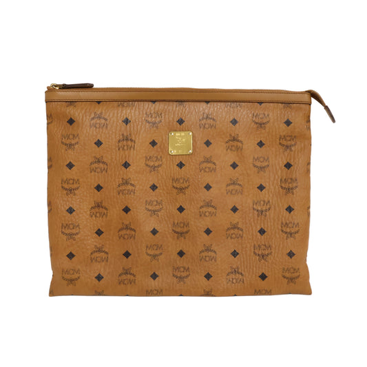 MCM Clutch Bag Brown