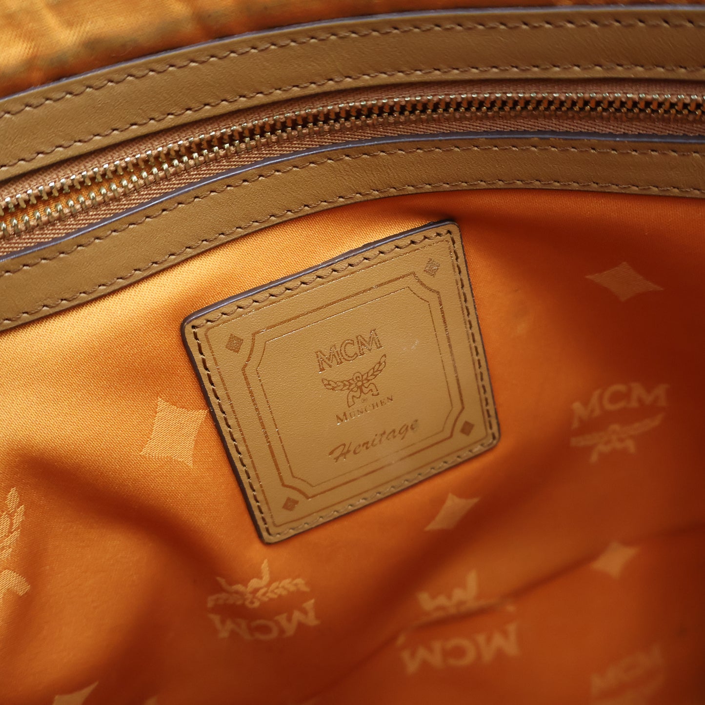 MCM Clutch Bag Brown