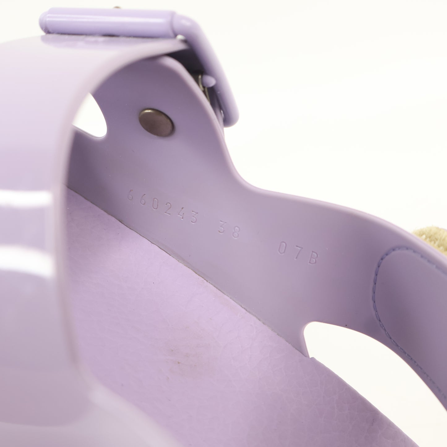 Gucci Sandals Rubber Violet 38