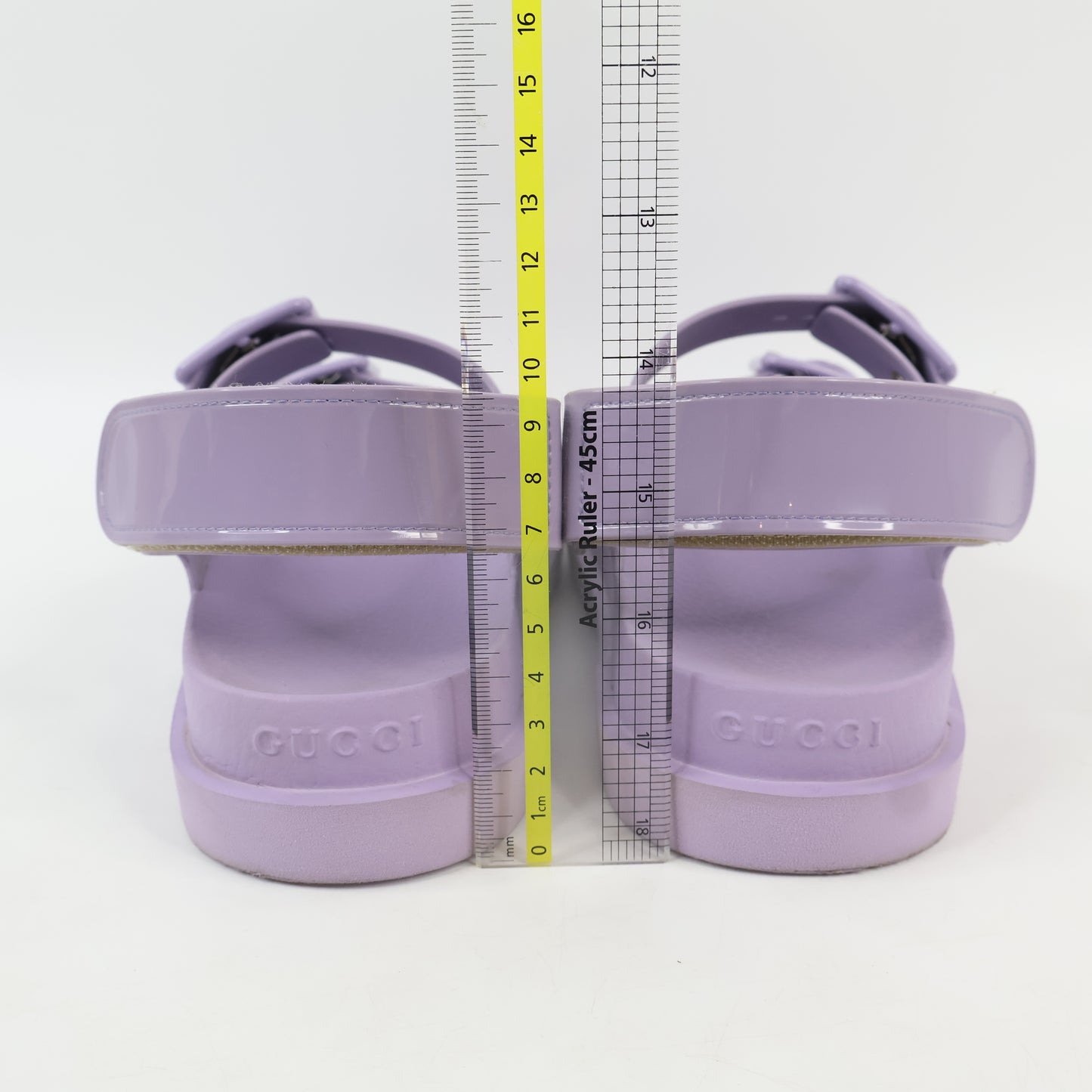 Gucci Sandals Rubber Violet 38
