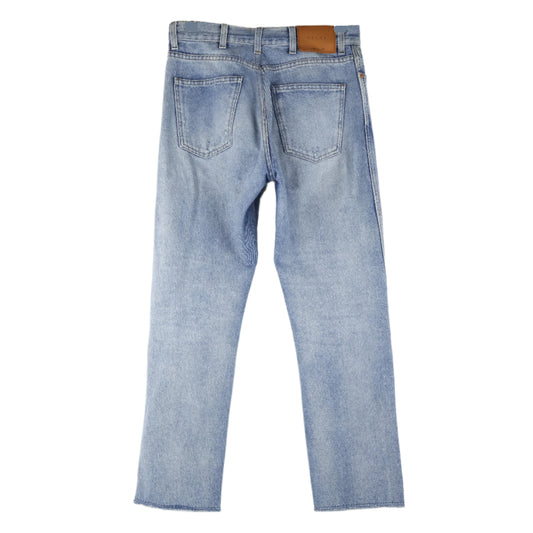 Gucci Denim Pants Butterfly