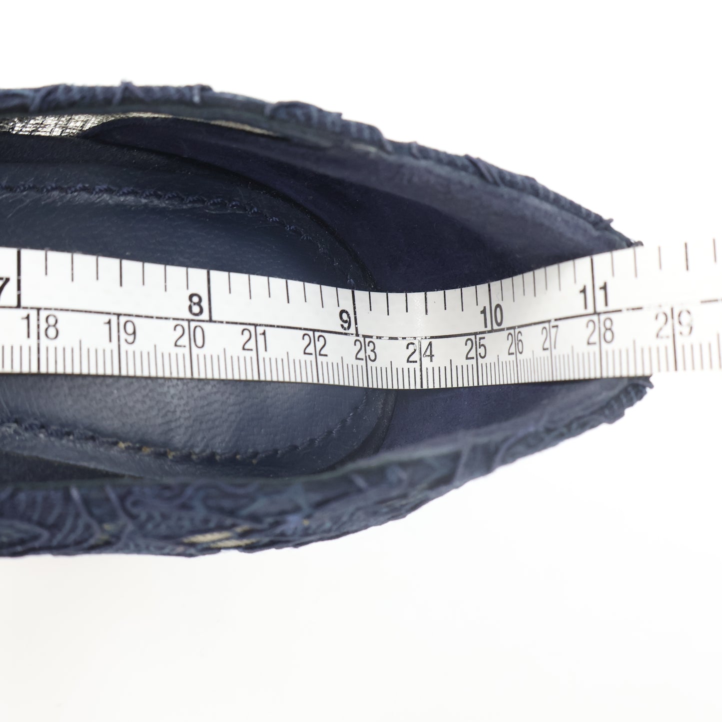 Dolce & Gabbana Pump Lace Navy Crystal 36.5