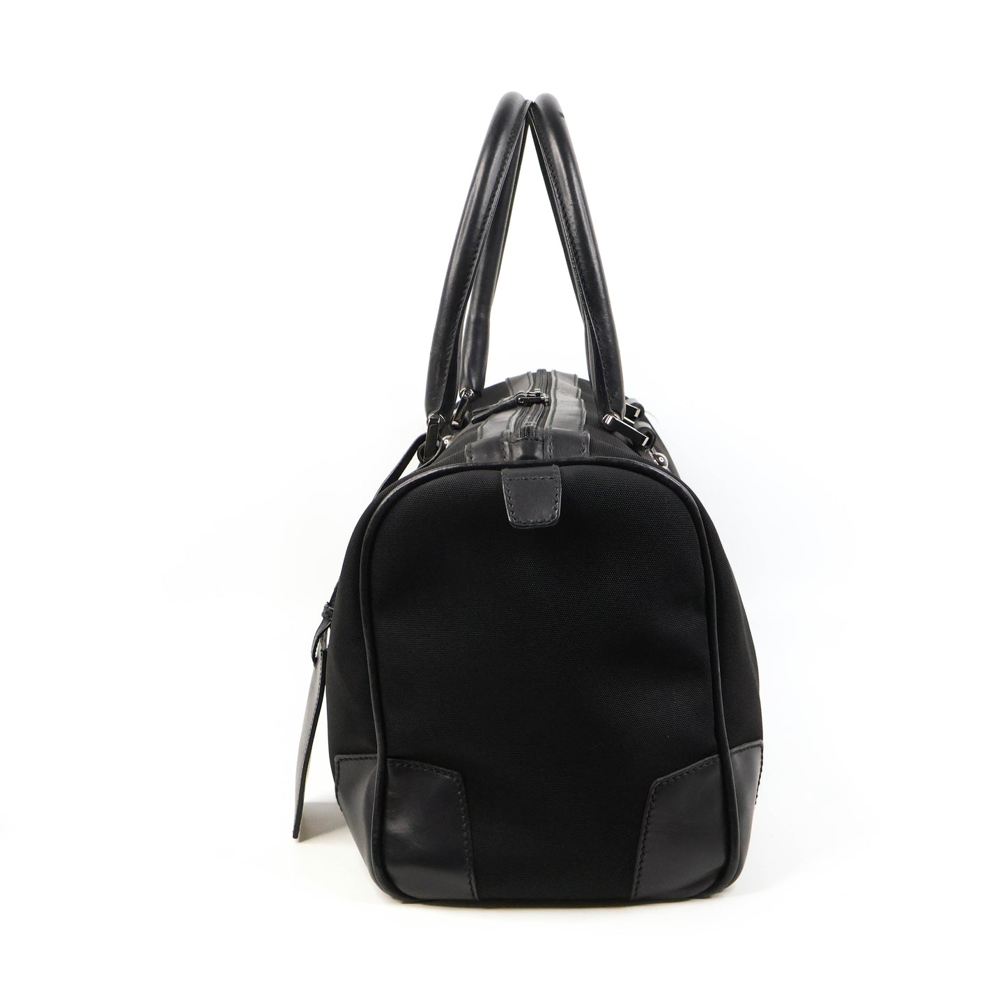 Gucci Boston Bag Nylon/Leather Black
