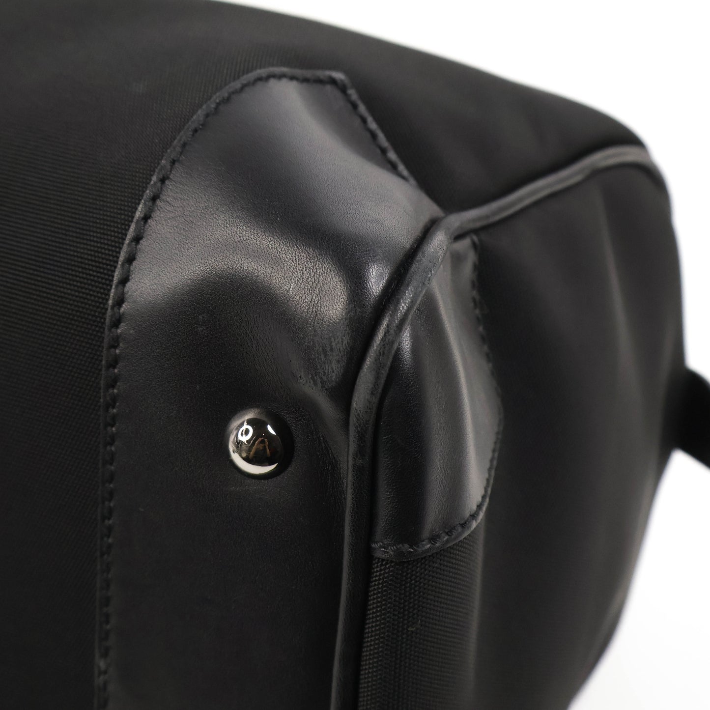 Gucci Boston Bag Nylon/Leather Black