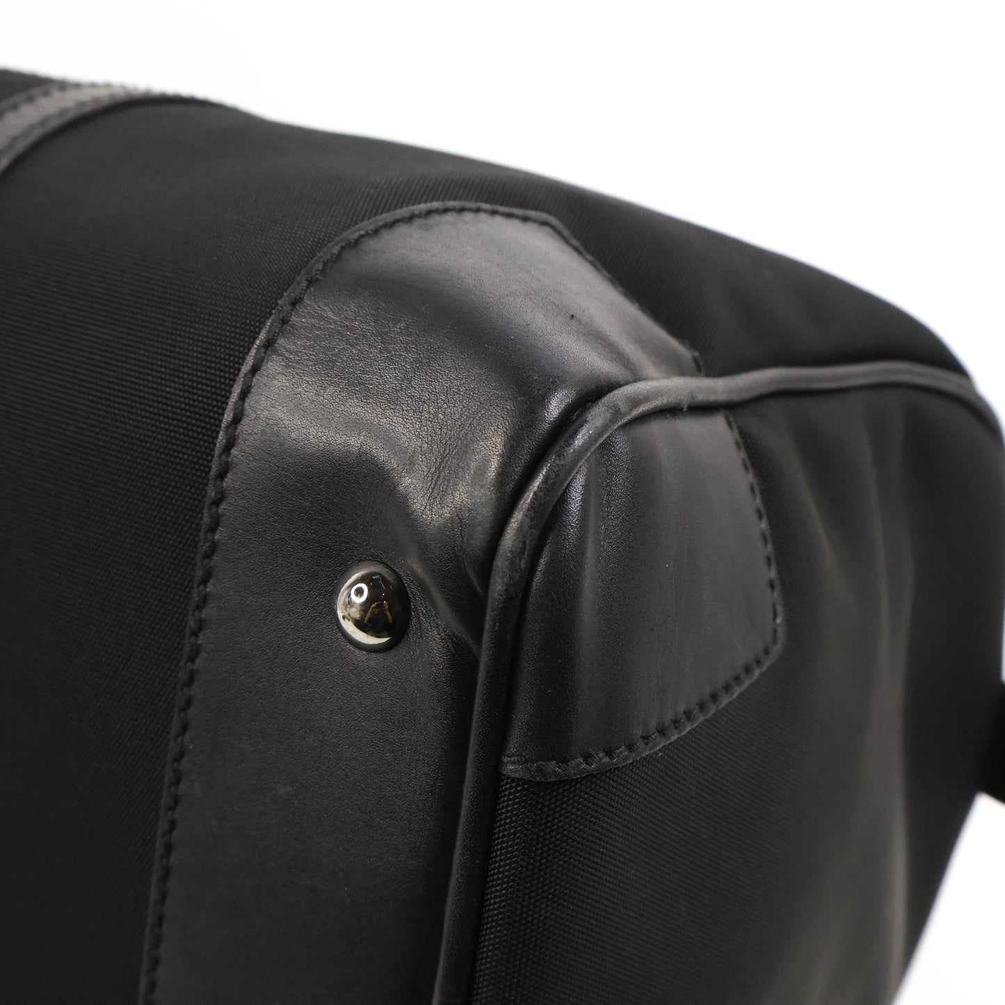 Gucci Boston Bag Nylon/Leather Black