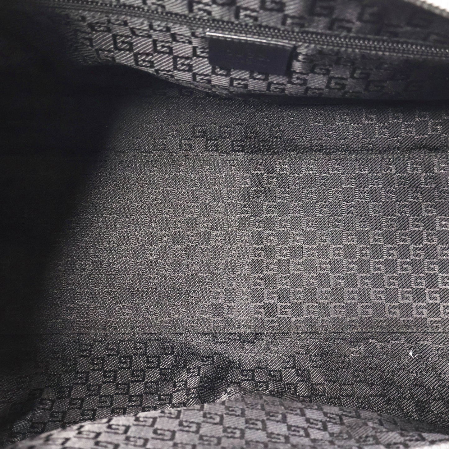 Gucci Boston Bag Nylon/Leather Black