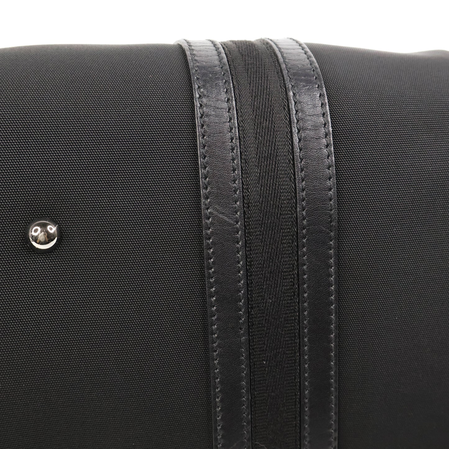 Gucci Boston Bag Nylon/Leather Black