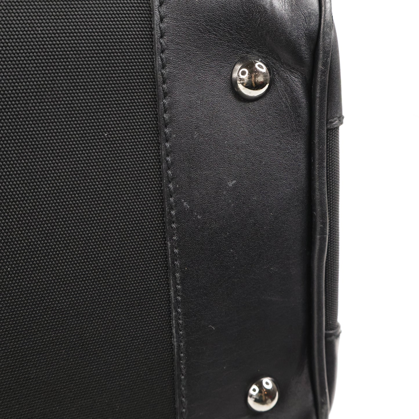 Gucci Boston Bag Nylon/Leather Black