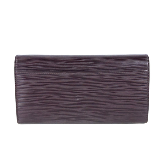Louis Vuitton Long Wallet Epi Purple