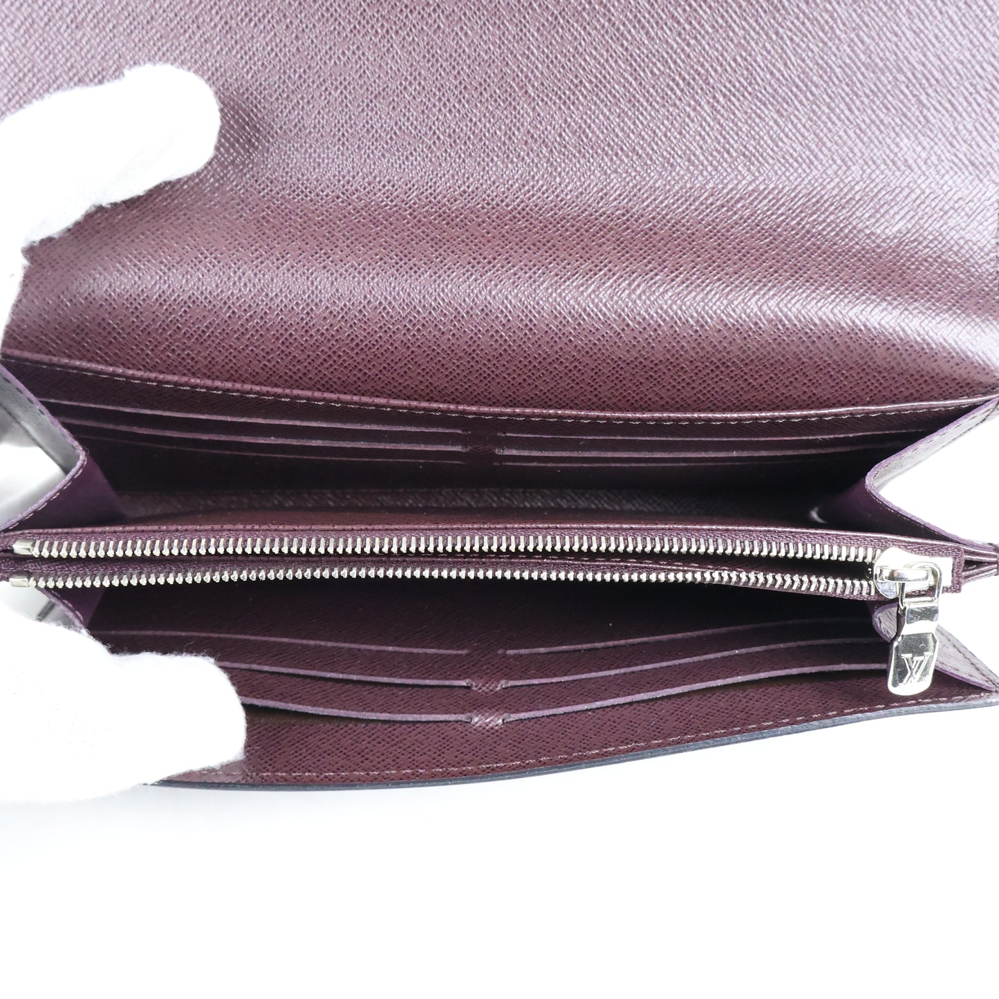 Louis Vuitton Long Wallet Epi Purple