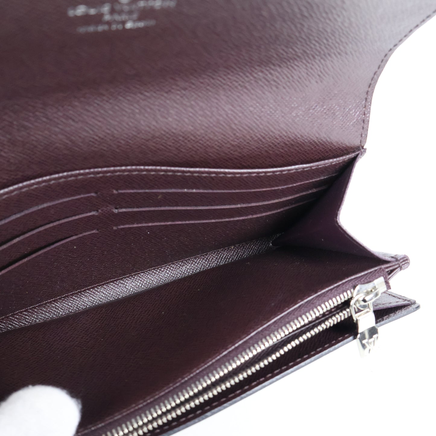 Louis Vuitton Long Wallet Epi Purple