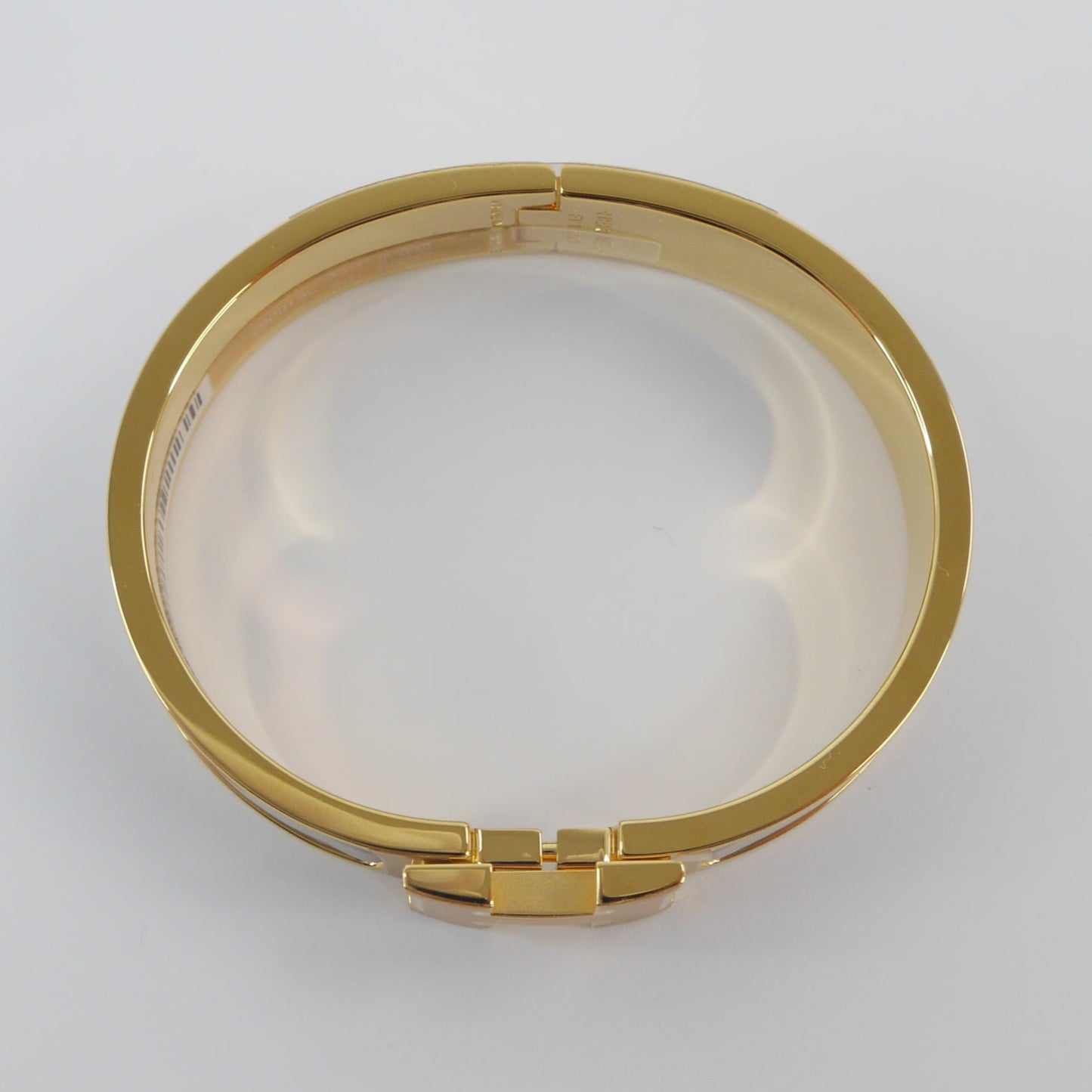 Hermes Clic H Bracelet Marron Glace GHW