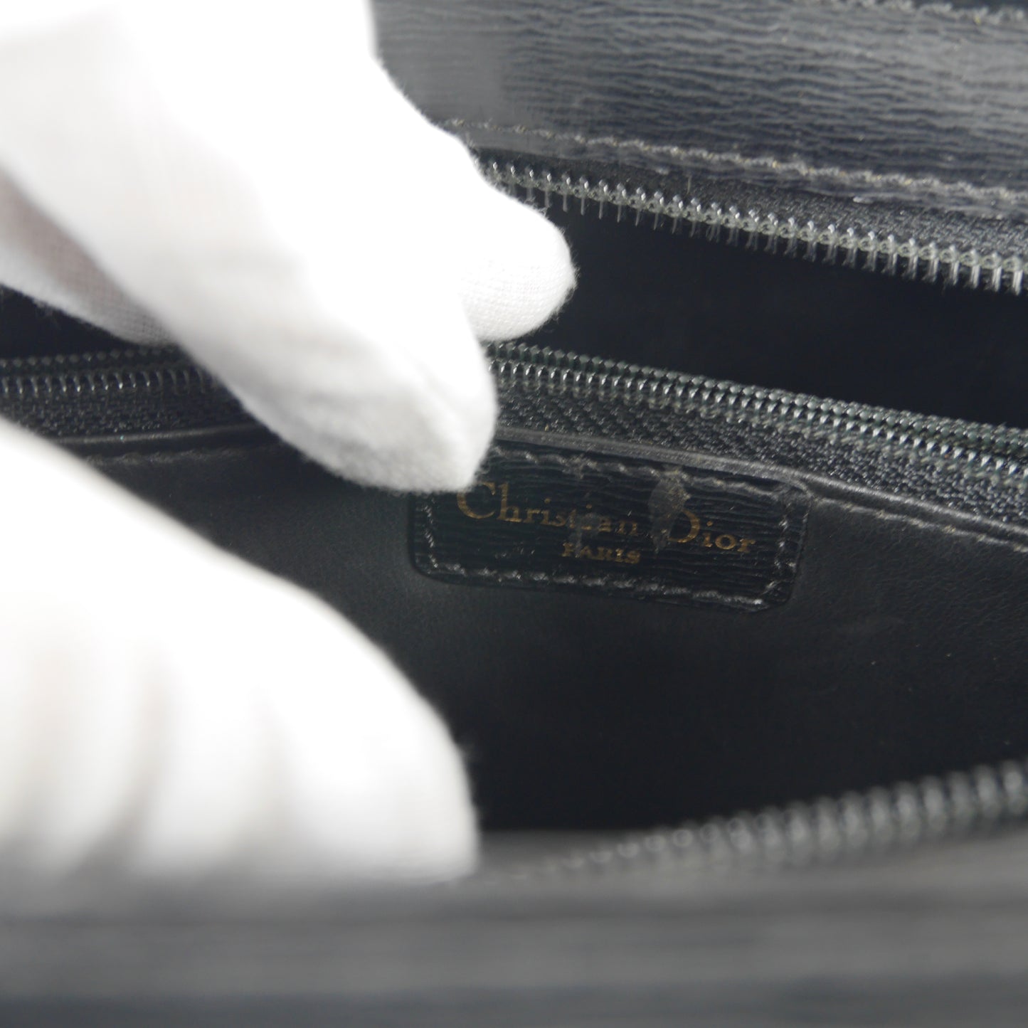 Christian Dior Handbag Black Vintage