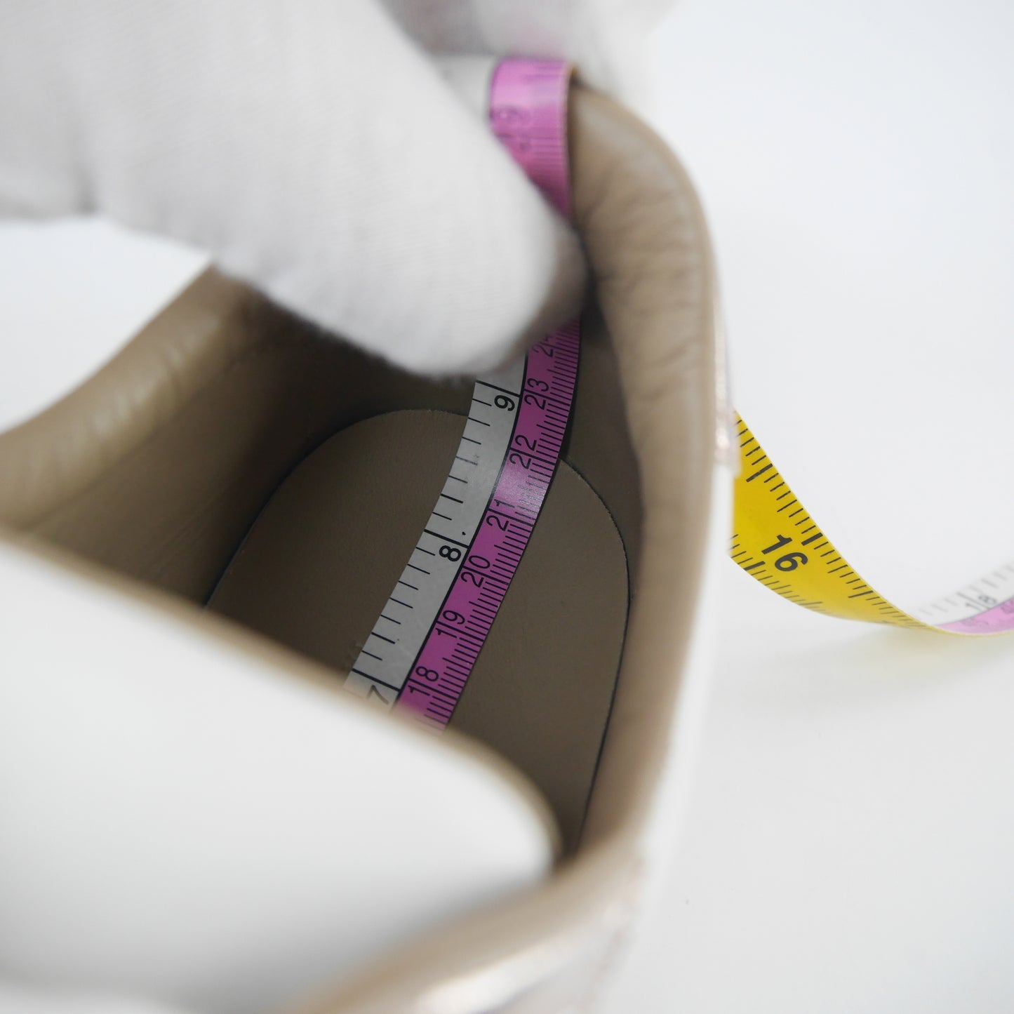 Hermes Sneakers White Metallic Rosegold 35.5