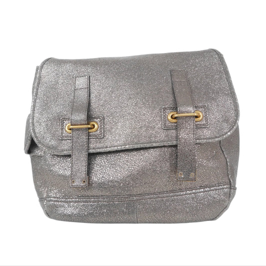 Saint Laurent Besace Bag Metallic Grey