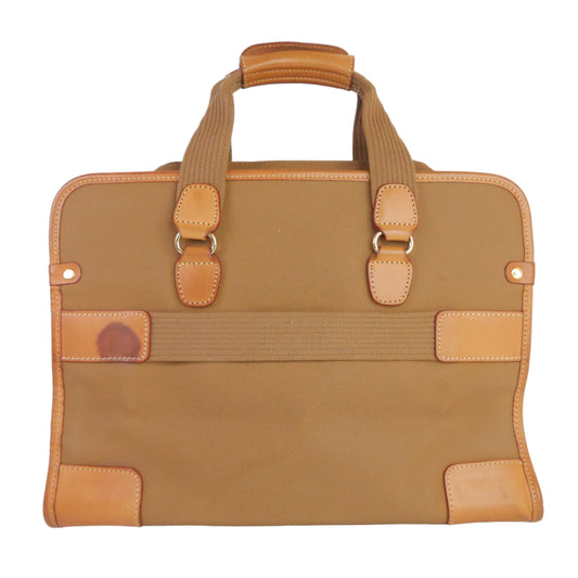 Lancel Travel Bag Canvas Brown