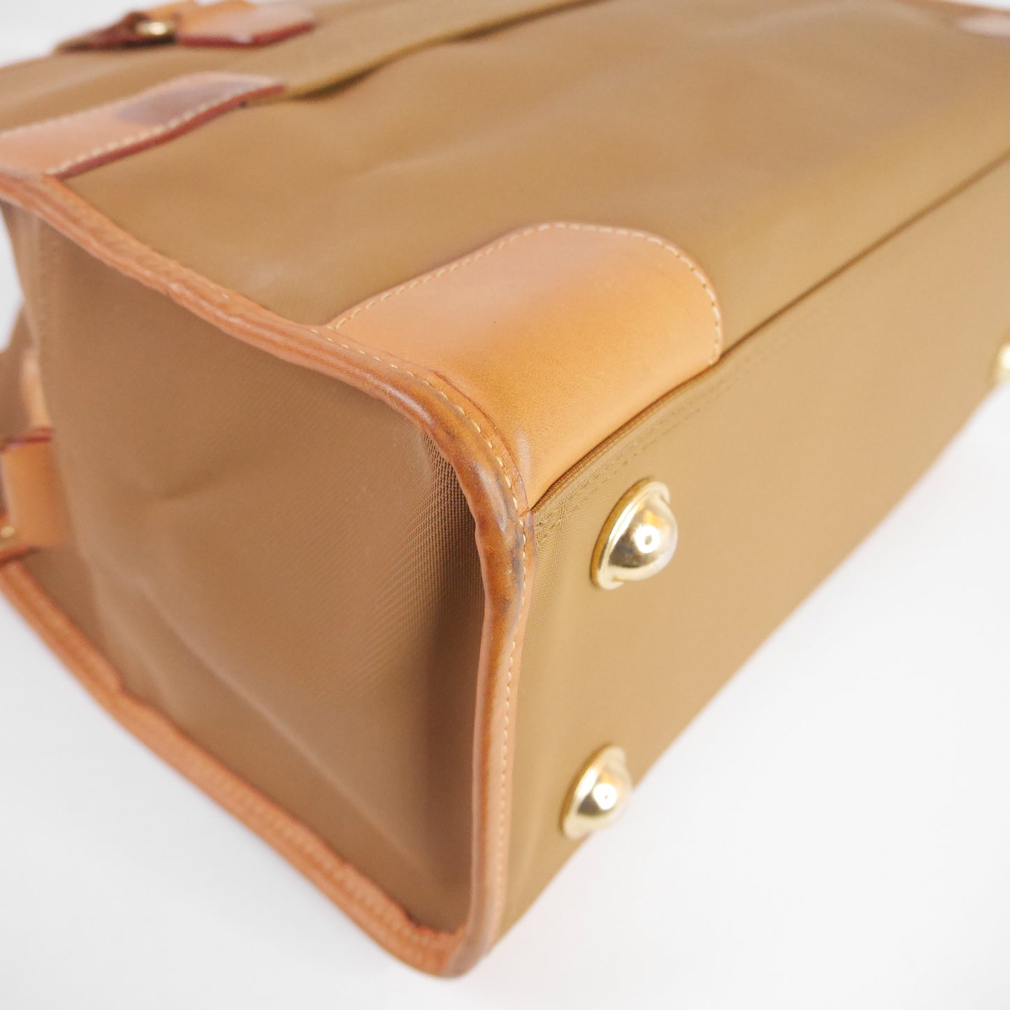 Lancel Travel Bag Canvas Brown