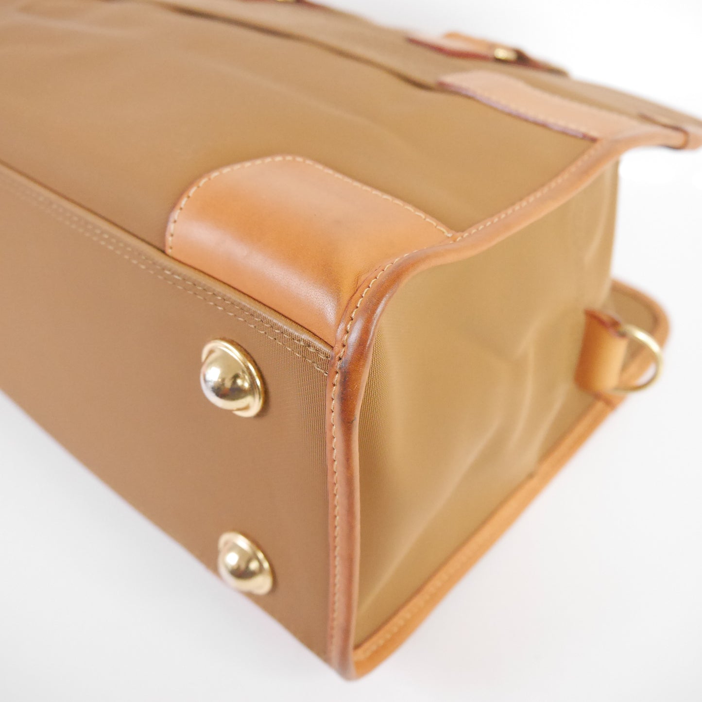 Lancel Travel Bag Canvas Brown