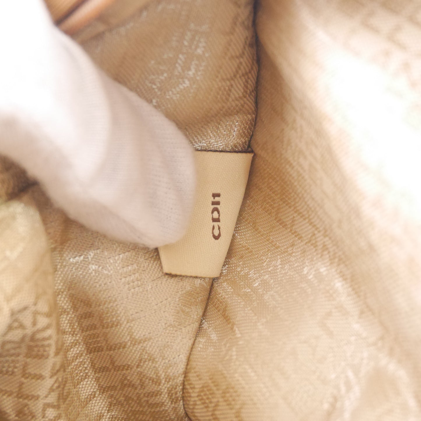 Lancel Travel Bag Canvas Brown