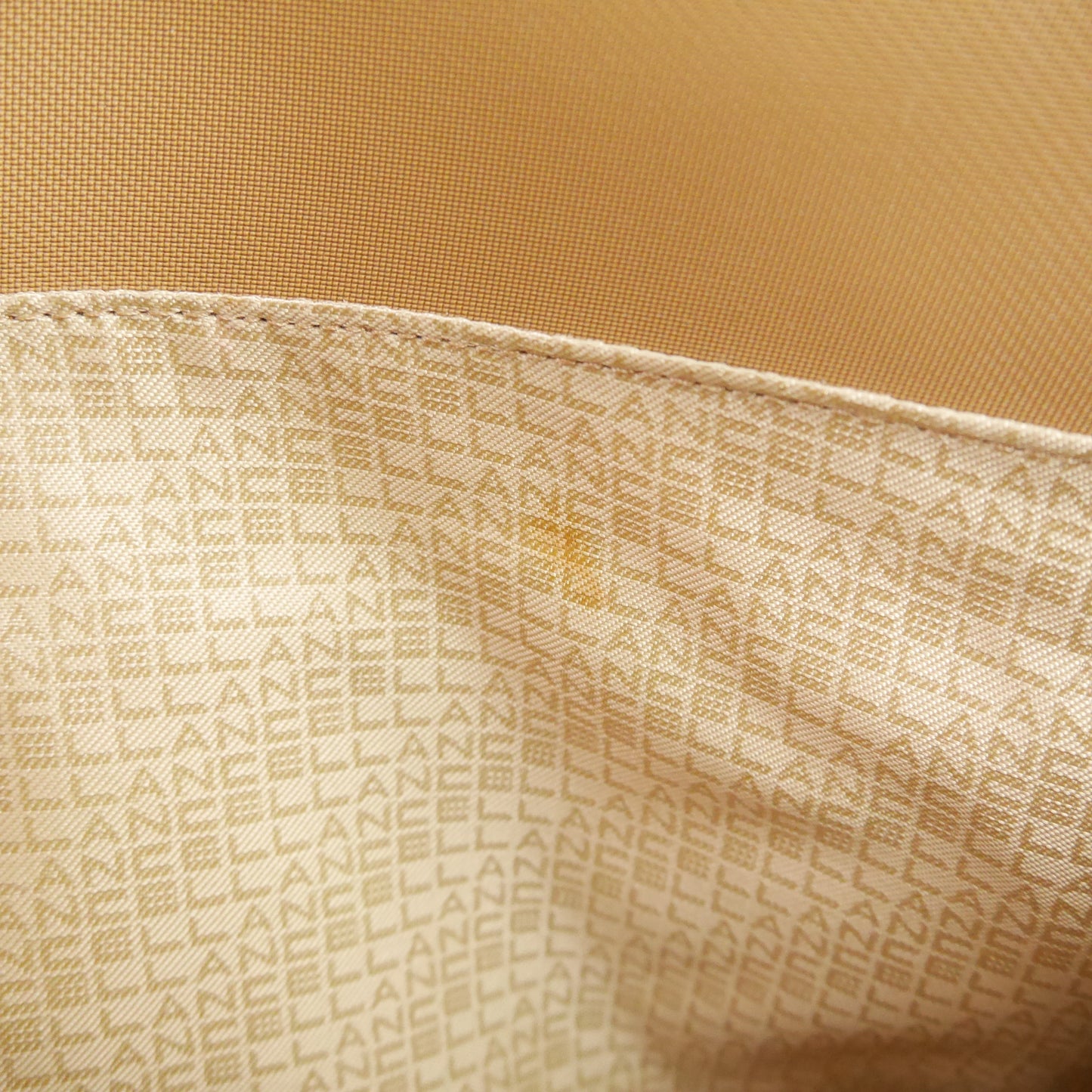 Lancel Travel Bag Canvas Brown