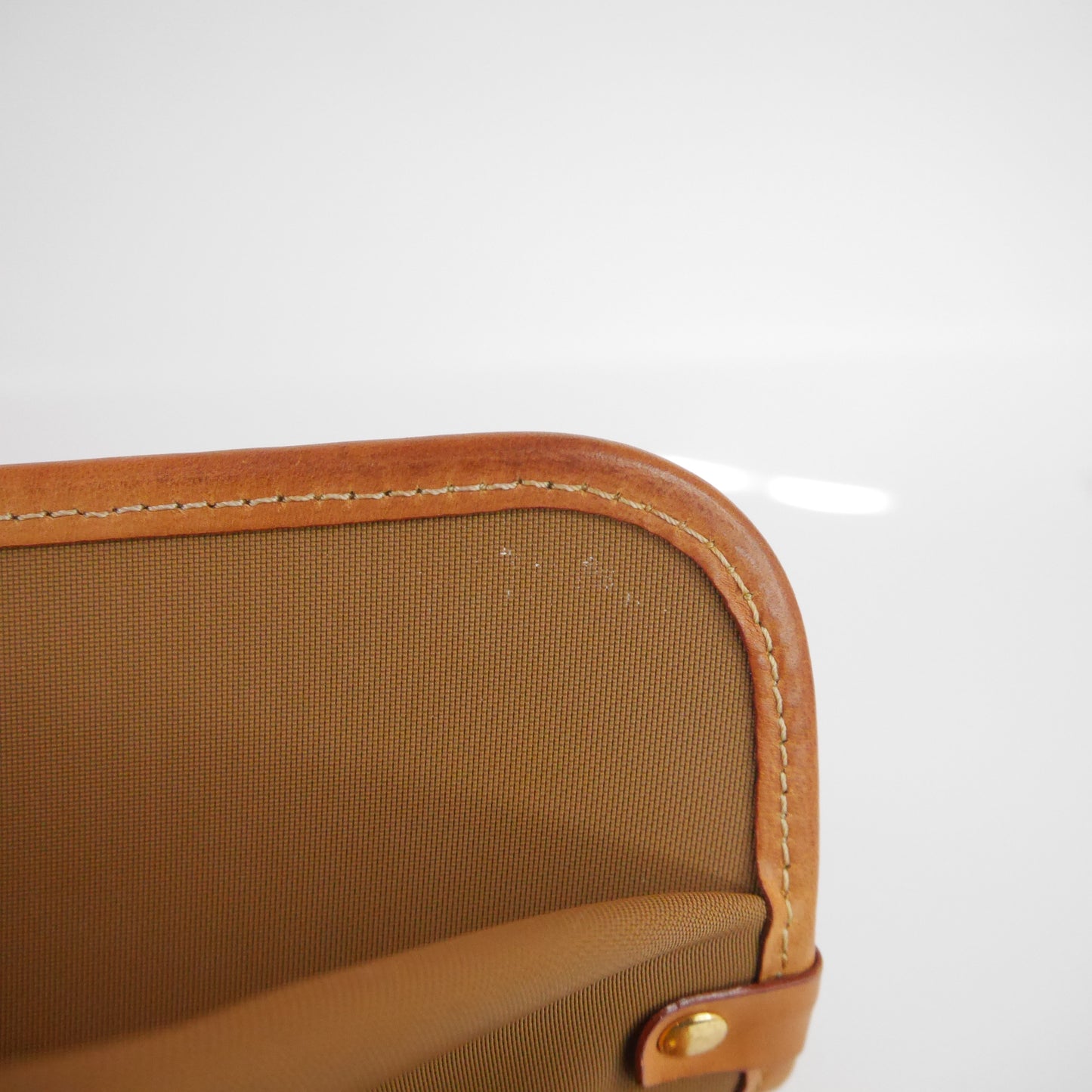 Lancel Travel Bag Canvas Brown