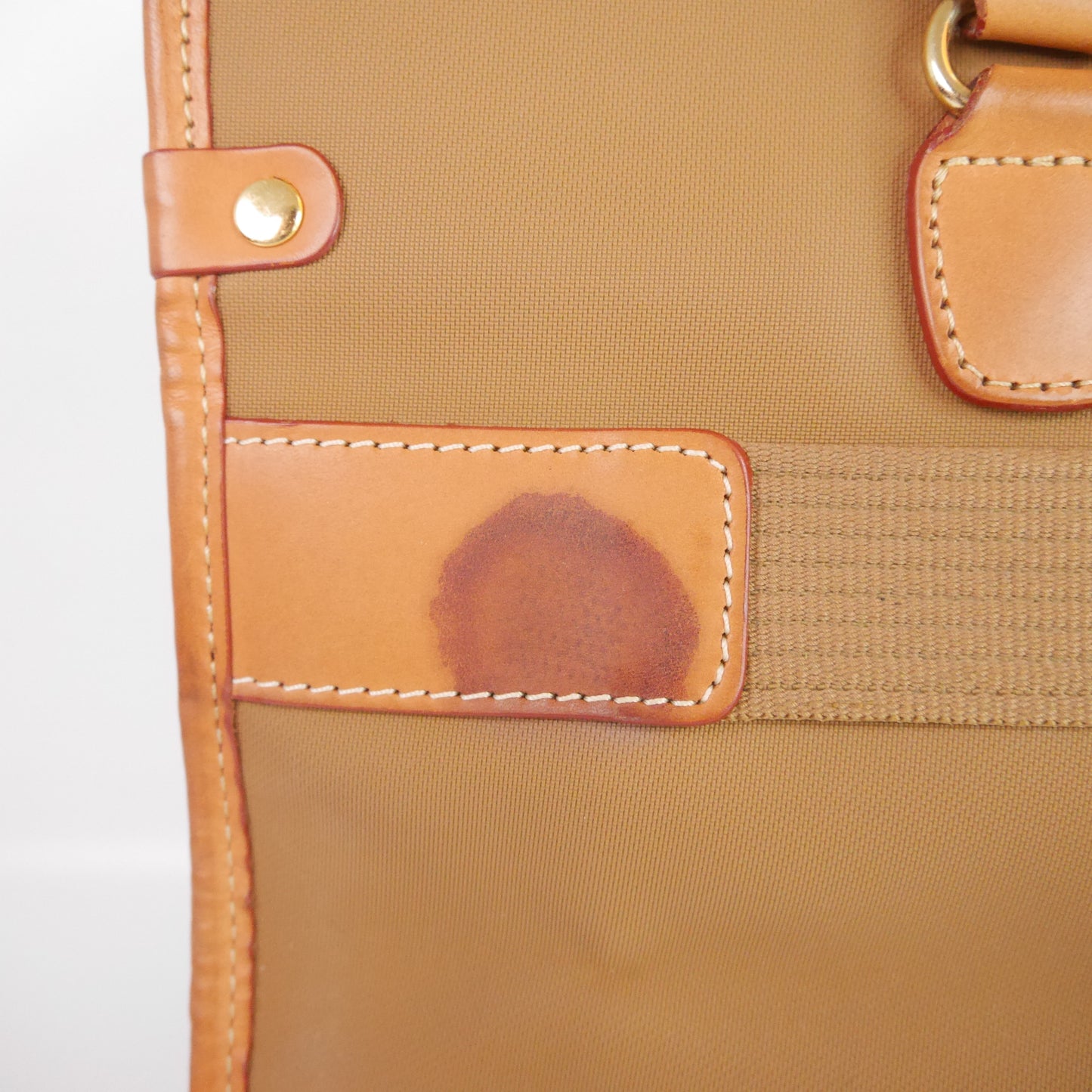 Lancel Travel Bag Canvas Brown