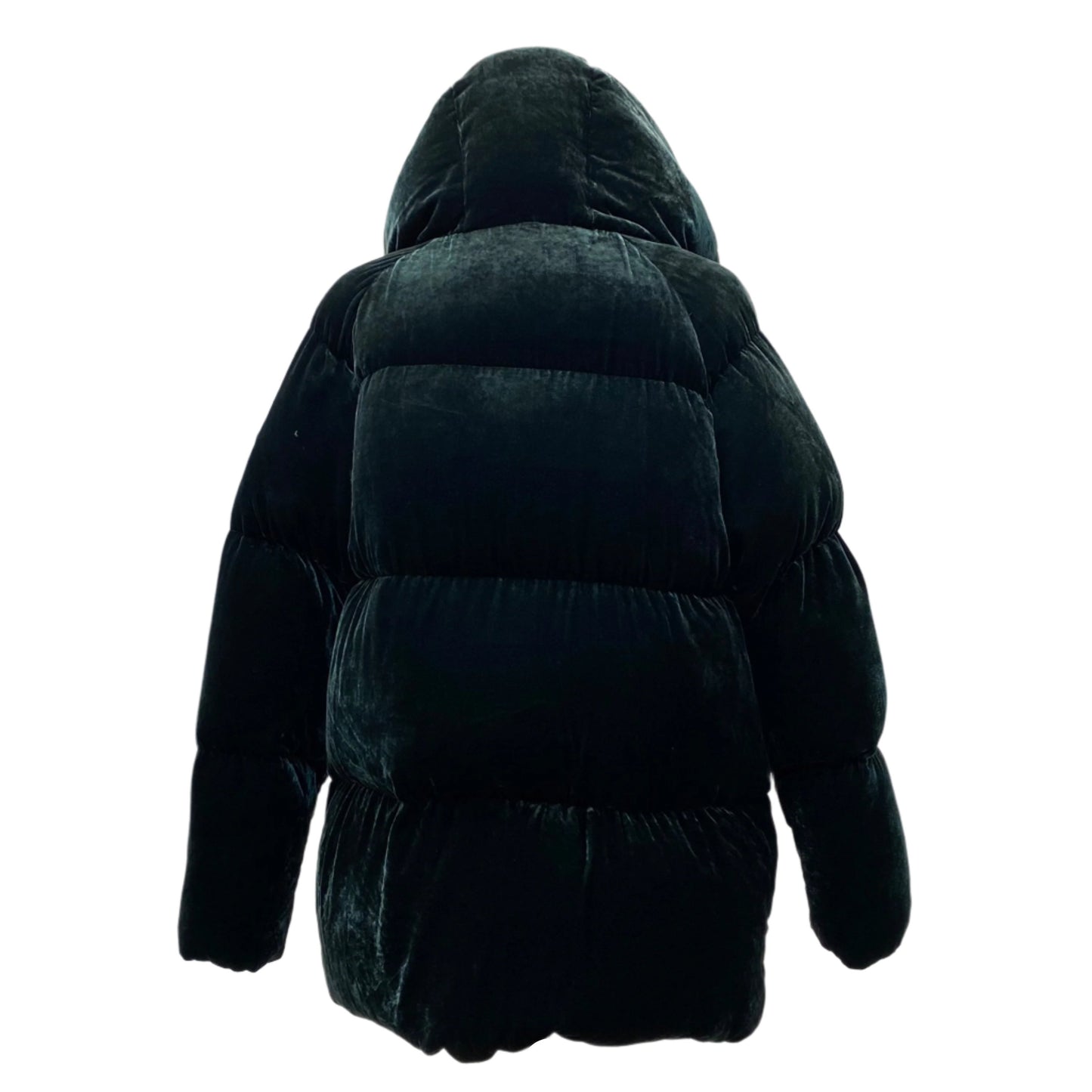 Moncler Jacket Green Velvet Hoodie