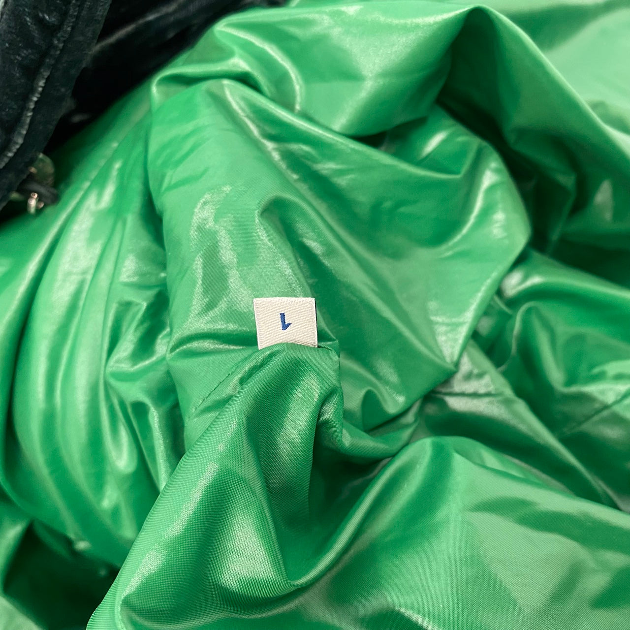 Moncler Jacket Green Velvet Hoodie