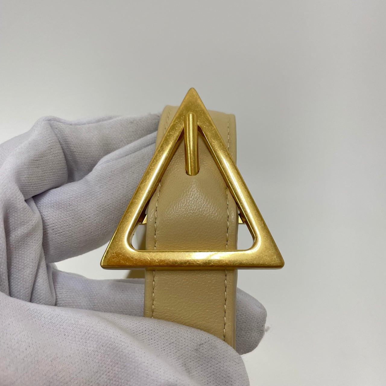 Bottega Veneta Cassette Padded Shoulder Bag Beige