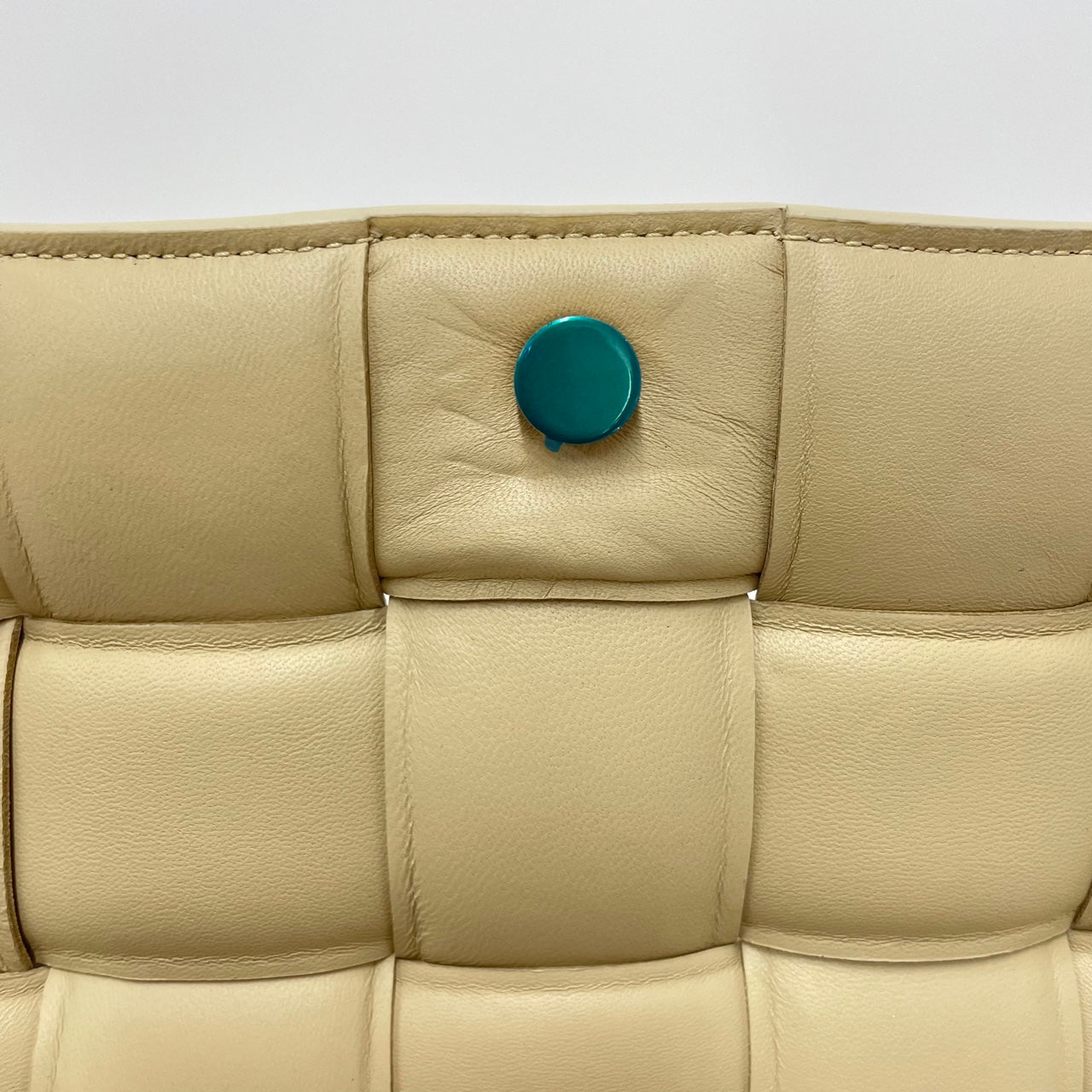 Bottega Veneta Cassette Padded Shoulder Bag Beige